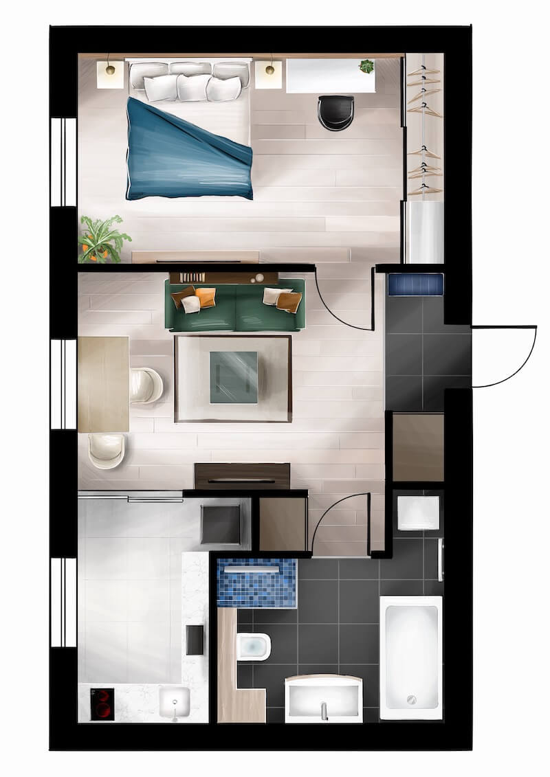 Floor plan drawing